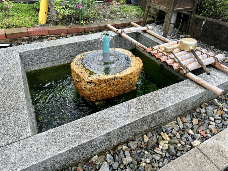 琵琶湖からの湧き水