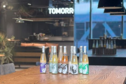 トゥモローゲートの『THE　SHOWROOＭ』で開催された実食イベントで試飲した、ハッピー太郎醸造所のクラフトどぶろく