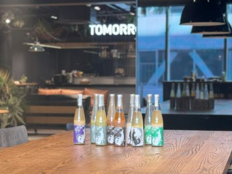 トゥモローゲートの『THE SHOWROOM』で開催された実食イベントで試飲した、ハッピー太郎醸造所のクラフトどぶろく