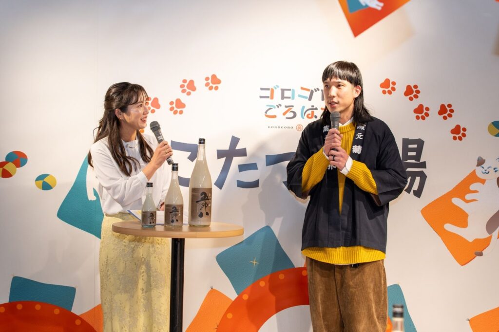 菊水酒造の渡邊さんトークシーン